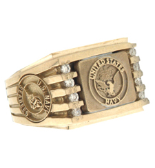 Military Navy ring